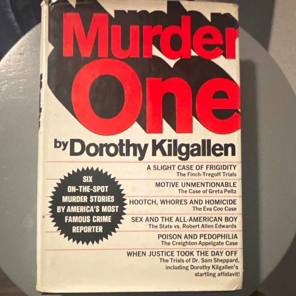 Murder One Dorothy Kilgallen Hardcover First Printing 1967 Random House